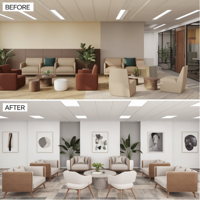 before after